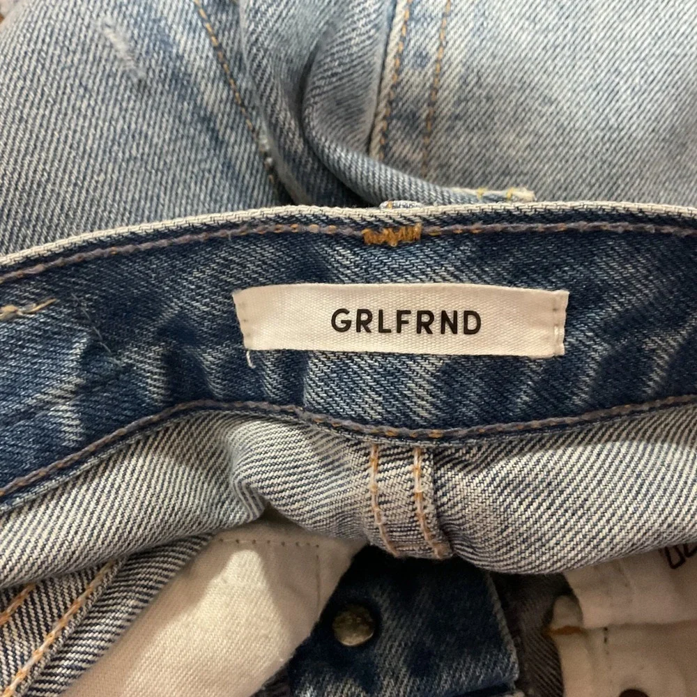 GRLFRND Karolina High Rise Skinny Jeans Womens Size 25 Distressed